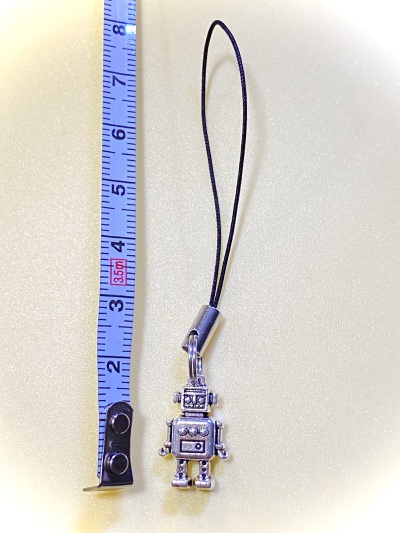画像有り- ★メタルロボットのストラップ★ハンドメイド