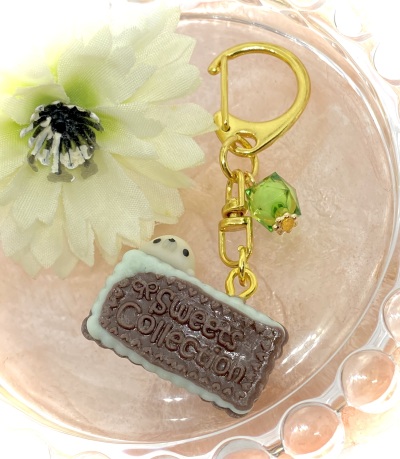 画像有り- ④ミント&ビターチョコとアザラシのバッグチャーム